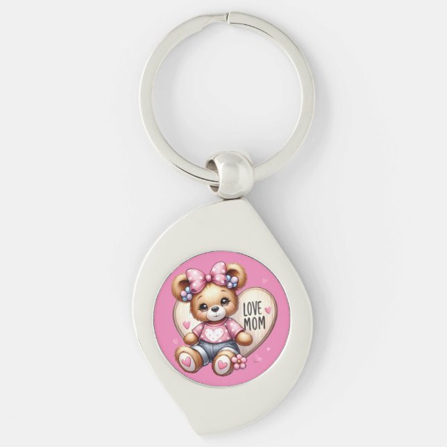 Chaveiro Love Mom (Frente)