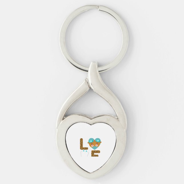 Chaveiro Love Nurse Life Cheetah 5 (Frente)