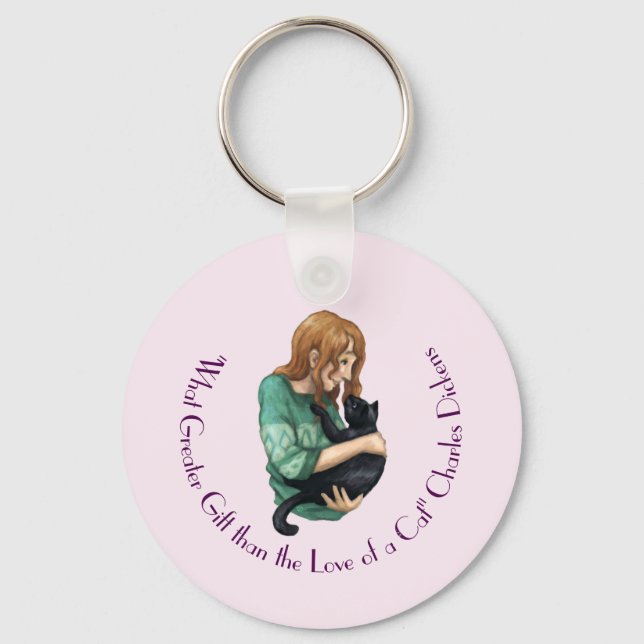 Chaveiro "Love of a Cat" Key Ring (Frente)