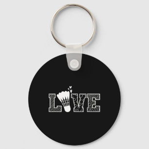 Chaveiro Love Shuttle Dminton Racket