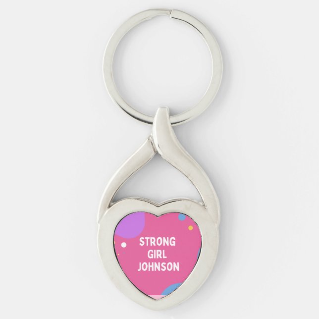 Chaveiro Love- Stong Girl Johnson Pin (Frente)