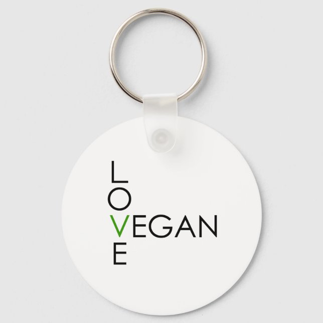 Chaveiro Love Vegan (Frente)