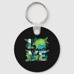 Chaveiro Love World - Environmental Protection Earth Day Cl