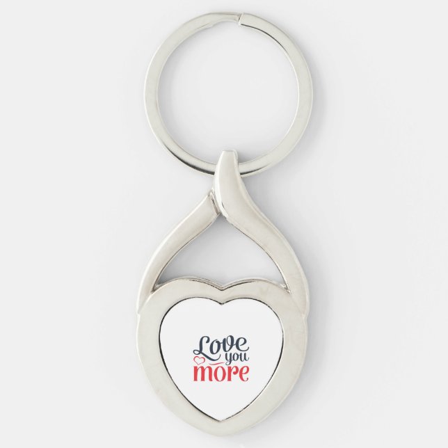 Chaveiro Love You More Subtle Detail Style  (Frente)