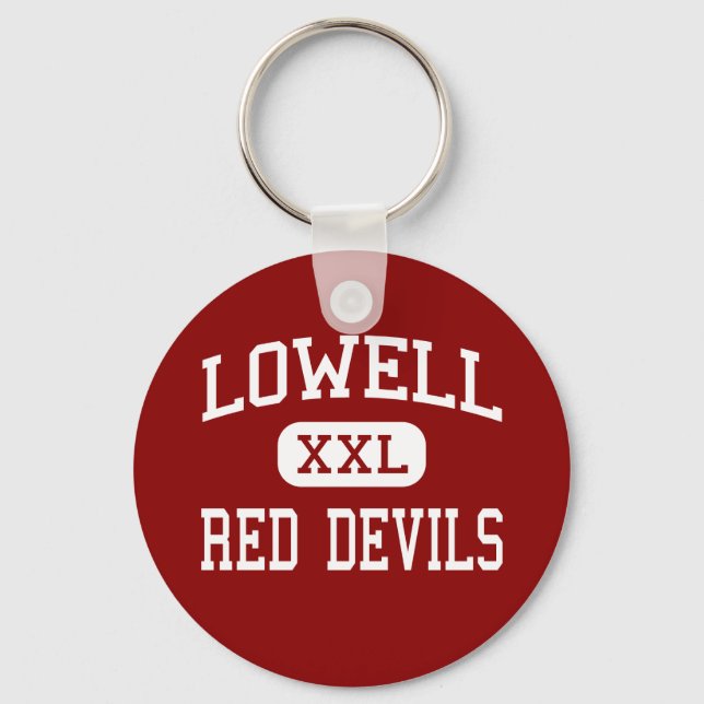 Chaveiro Lowell - Red Devils - Segundo grau - Lowell Indian (Frente)