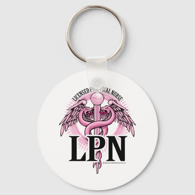 Chaveiro LPN PINK Caduceus (Frente)