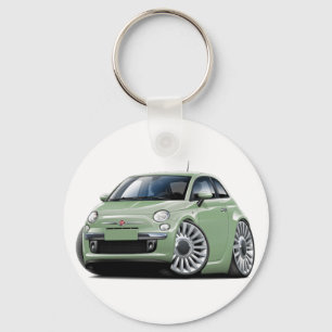 Chaveiro Lt Verde Carro de Fiat 500