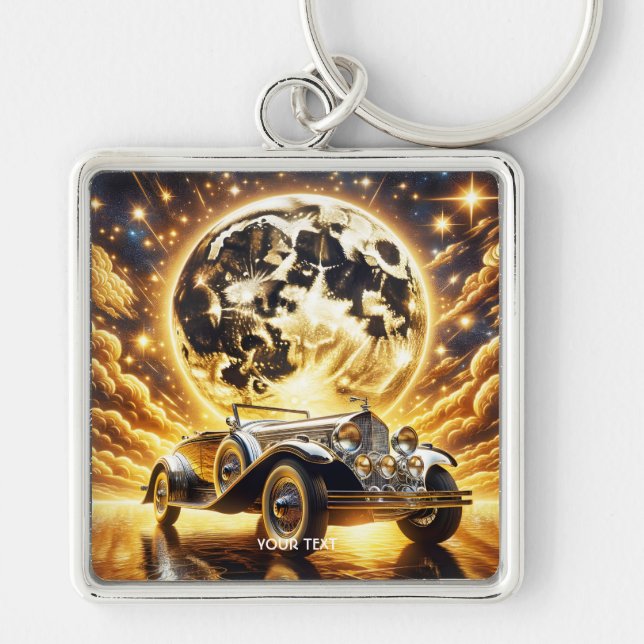 Chaveiro Lua de Carro Velho Fantasy (Frente)