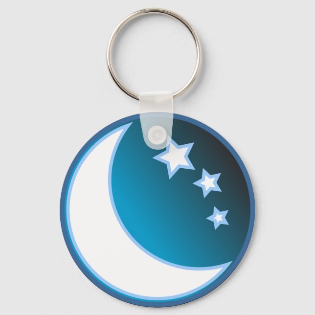 Chaveiro Lua e estrelas (Frente)