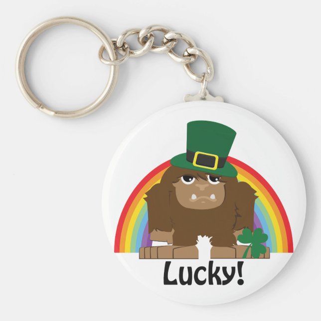 Chaveiro Lucky Bigfoot Leprechaun (Frente)