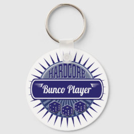 Chaveiro Lucky Bunco Dice Blue Vintage - Jogo do Partido Re