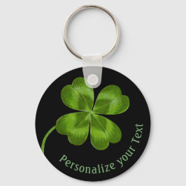 Chaveiro Lucky Charm Clover Vintage Personalizou Boa Sorte