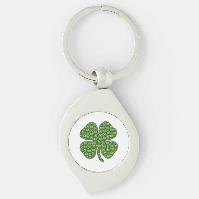 Chaveiro Lucky Irish Clover (Frente)