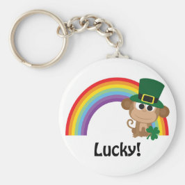 Chaveiro Lucky Monkey Leprechaun