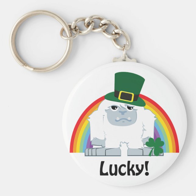 Chaveiro Lucky Yeti Leprechaun (Frente)