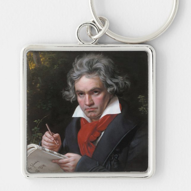 Chaveiro Ludwig Beethoven Symphony Classic Music Composer (Frente)