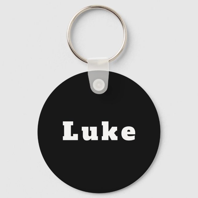 Chaveiro Luke schwarz weiß  (Frente)