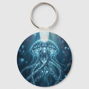 Chaveiro "Luminária de Parede de Água Profunda com Água-viv