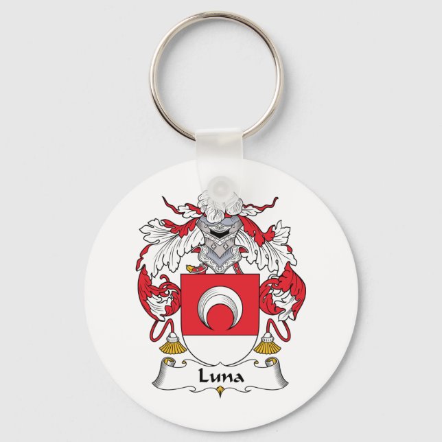 Chaveiro Luna Family Crest (Frente)