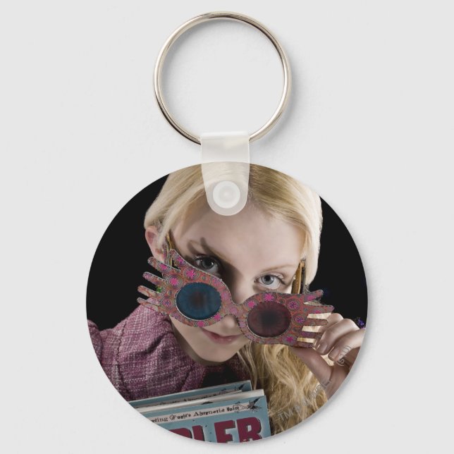Chaveiro Luna Lovegood Espia por Cima dos Óculos (Frente)