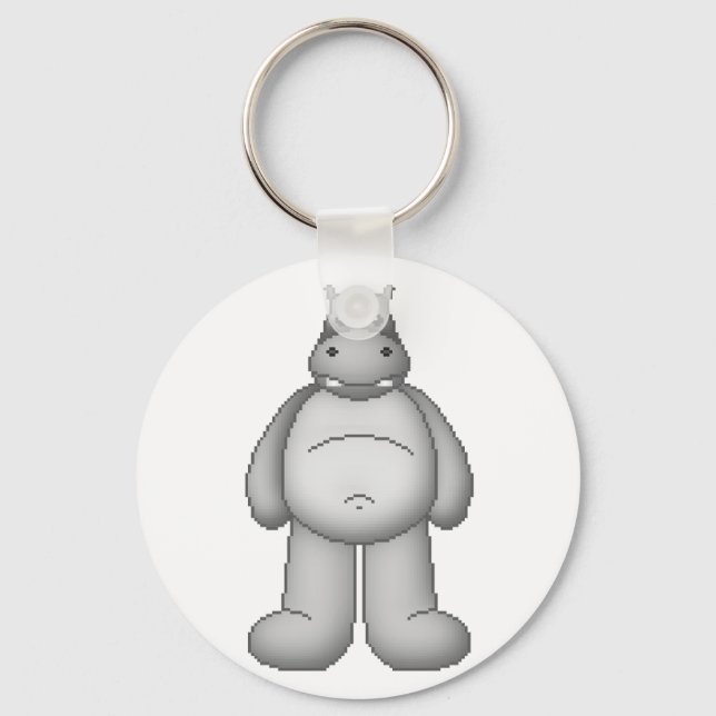 Chaveiro Lura's Critter Plump Hippo (Frente)