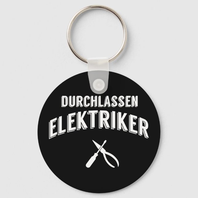Chaveiro Lustiges Durchlassen Elektriker Handwerker (Frente)