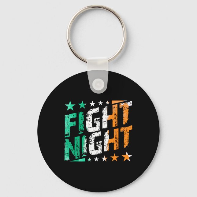 Chaveiro Luta Contra A Mama De Boxing Noturno Ou O Ventilad (Frente)