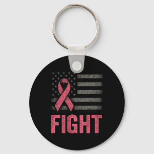 Chaveiro Luta das mulheres - Luta contra o Cancer de bandei