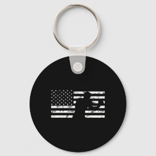 Chaveiro Lutador Usa Bandeira Luvas De Boxe Lutador Luta Ki