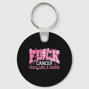 Chaveiro Lutar Como Uma Rainha Cancer De Consciência Rosa R
