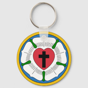 Chaveiro Lutherrose Luther Rosa Luteranismo Martin Luther