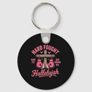 Chaveiro Luvas de Boxe Hallelujah Lutadas Com Fé 