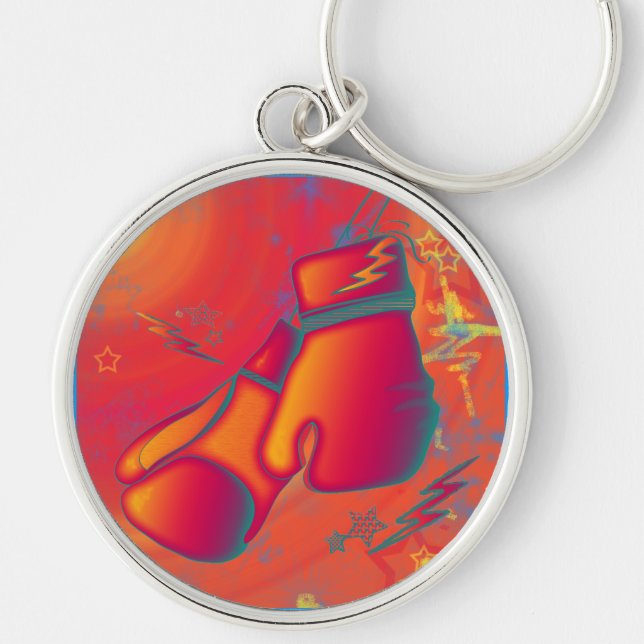 Chaveiro Luvas de encaixotamento (Frente)