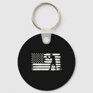Chaveiro Luvas de Kickboxing EUA Bandeira Americana Equipam