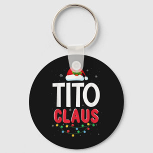Chaveiro Luz de Natal Tito Papai Noel Roupas de Natal Combi