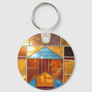 Chaveiro Luz mágica saindo das janelas da Igreja