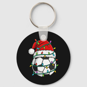 Chaveiro Luzes de Chapéu de Natal do Futebol Santa Esportes