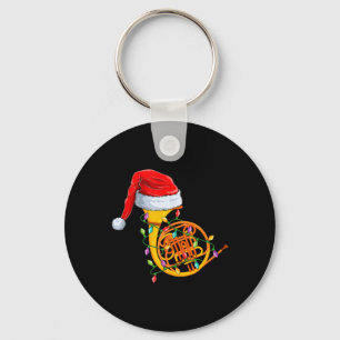 Chaveiro Luzes de Natal Chapéu do Papai Noel Musical Trompa