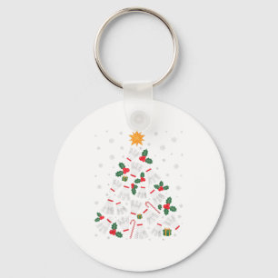 Chaveiro Luzes de Natal de Tênis de Mesa Árvore de Natal En