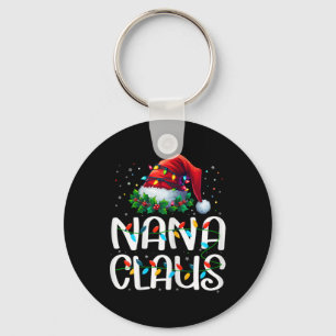 Chaveiro Luzes de Natal Nana Claus Família de Pijama Combin