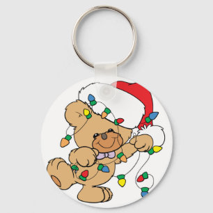 Chaveiro Luzes de Natal Urso de Teddy