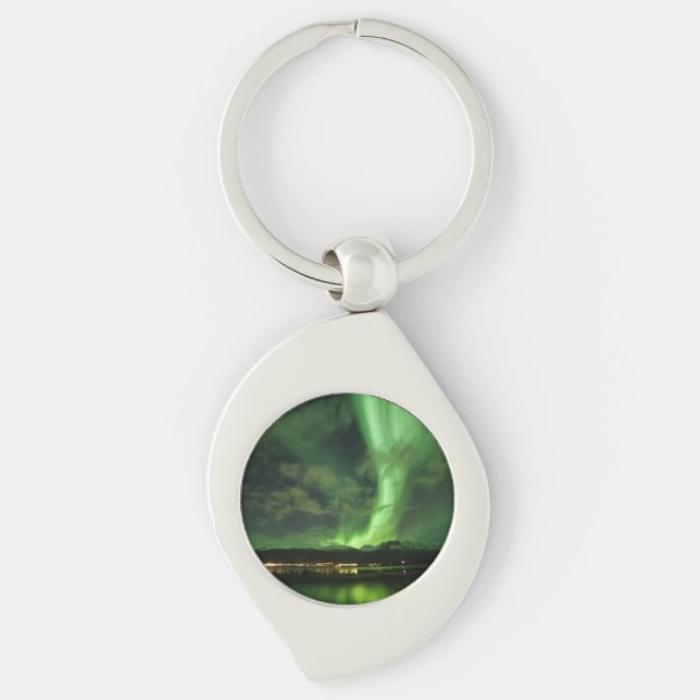 Chaveiro Luzes do norte Skibotn (Frente)