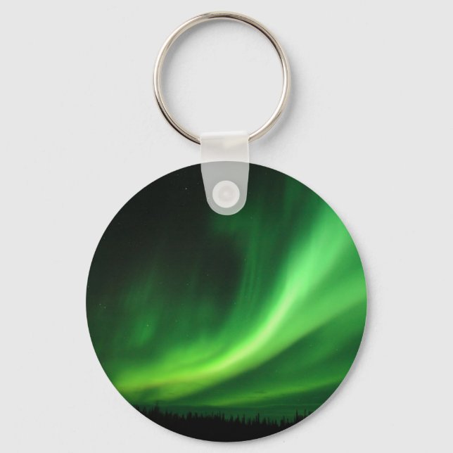Chaveiro Luzes Nortes Aurora Borealis (Frente)