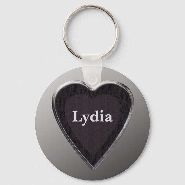 Chaveiro Lydia Heart Keychain por 369MyName (Frente)