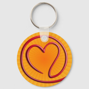 Chaveiro m a i l 4 radial amarelo