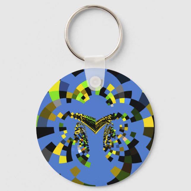 Chaveiro M Azul (Frente)
