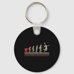 Chaveiro M Tênis de Badminton Vintage Estilo Retro Evolução