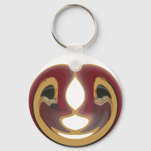 Chaveiro Maasai Tribal Whirl Art Impressão