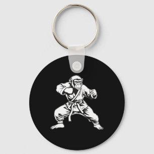 Chaveiro Macaco de Caratê Taekwondo Kickboxing Mma Judo Mac