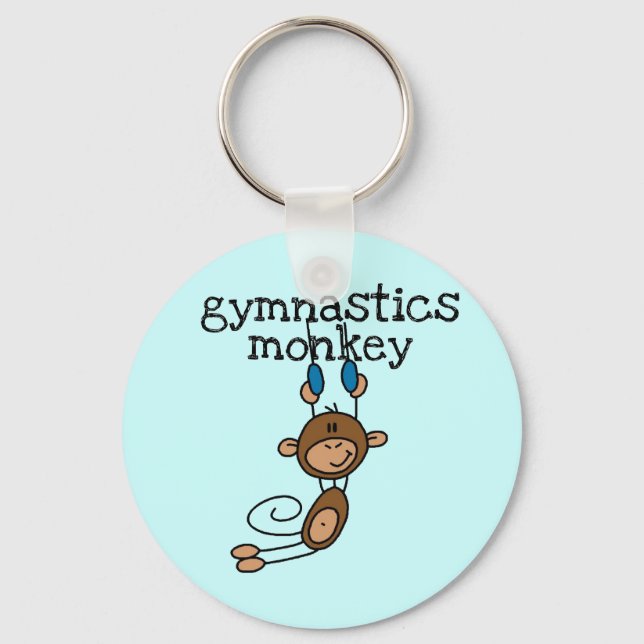 Chaveiro Macaco de Ginástica (Frente)